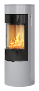 Rais Viva 120 L Glaslucka Silver, bakansluten, classic topp