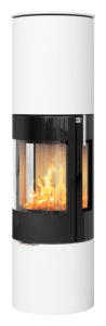 Rais Viva 160 L Glaslucka med sidoglas vit, bakansluten, classic topp