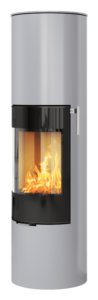 Rais Viva 160 L Glaslucka Silver, bakansluten, classic topp